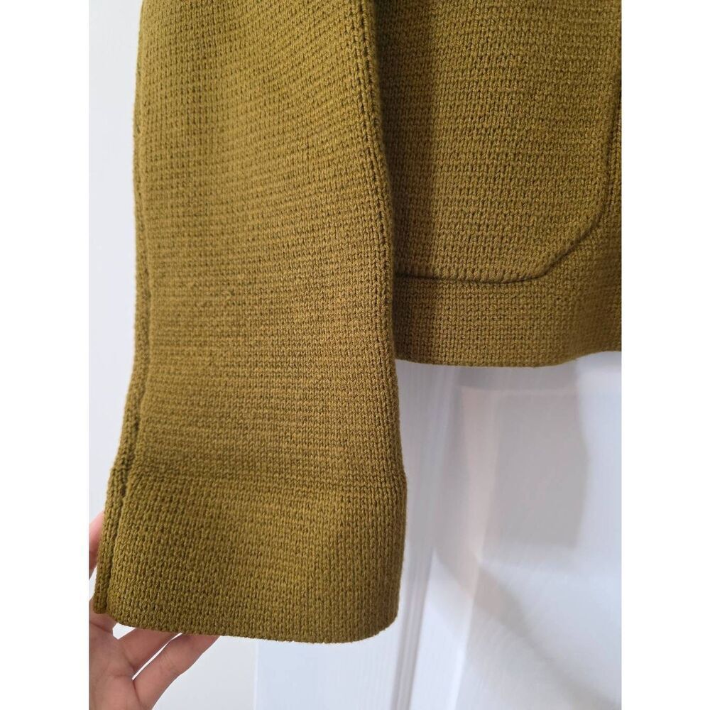 Sezane Valerio Jacket Olive Green Size XS - Picture 8 of 11